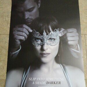 Fifty Shades Darker - Movie Poster with Jamie Doran and Dakota Johnson - Advance
